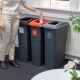 Recycling Wall Hugger Bin 90 Litre | Kit with Lid & Label