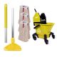 Large Traditional Kentucky Mopping Kit | 16oz Mop Heads | Yellow