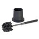 Loowy Toilet Blade & Holder | Rubberised Silicon Toilet Brush | 104508