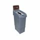 Procycle Recycling Bin Including Lid & Back Panel | 80L | Brown - Food Waste